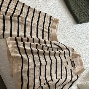 Striped Knit Sweater and Pants SET